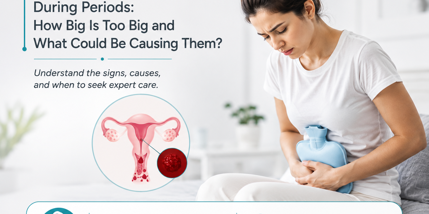 Large Blood Clots During Periods How Big Is Too Big and What Could Be Causing Them – Gynecologist in PCMC – Dr. Bharati Hiremath Large Period Clots: When to Consult a Gynecologist in PCMC