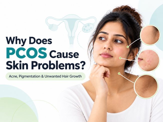 PCOS Skin Problems: Acne, Pigmentation & Facial Hair