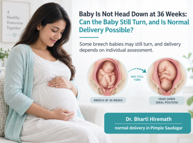 Breech Baby at 36 Weeks: Is Normal Delivery Possible? normal delivery in Pimple Saudagar